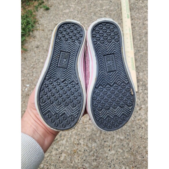 Converse One Star Pink Size 6 Toddler Mary Jane Sequin NWOT - Picture 7 of 9